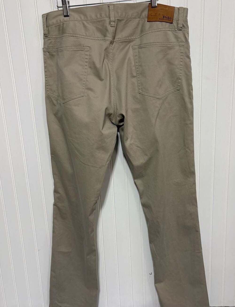 Polo Ralph Lauren Slim Straight Fit 5-Pocket Pants Khaki 34/32 - Picture 2 of 7